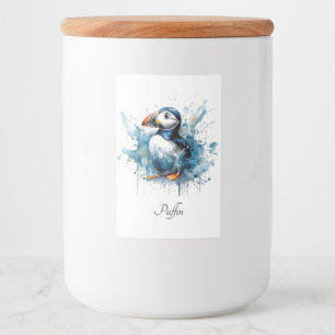 Puffin Splash, custom Food Label