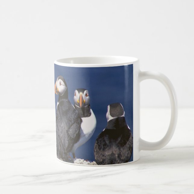 Puffin-tastic Coffee Mug (Right)