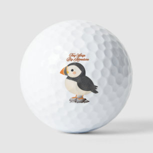 Puffin Tote Bag Golf Balls