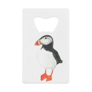 Puffin Watercolor Atlantic Cute Coastal seabird