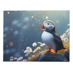 Puffin Wild Bird Animal Tranquil Peaceful Notepad