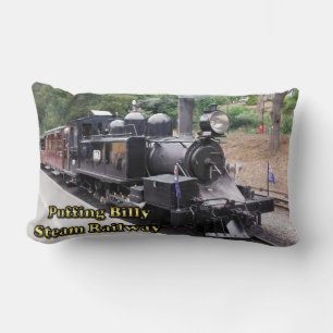 Puffing Billy Historic Steam Train in Australia Lumbar Cushion
