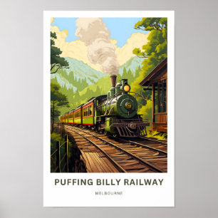 Puffing Billy Railway Melbourne Travel Print