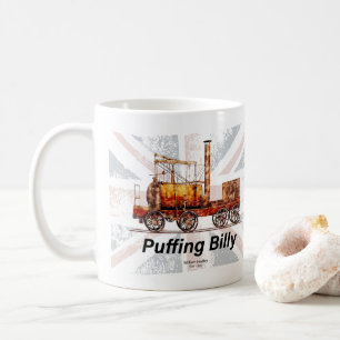 Puffing Billy Steam Train English Locomotive Coffee Mug