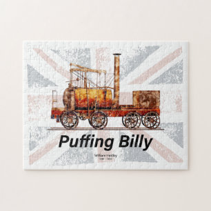 Puffing Billy Steam Train English Locomotive  Jigsaw Puzzle