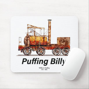 Puffing Billy Steam Train English Locomotive  Mouse Pad