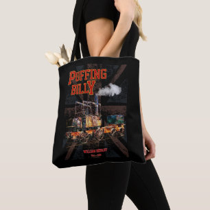 Puffing Billy Steam Train English Locomotive Tote Bag