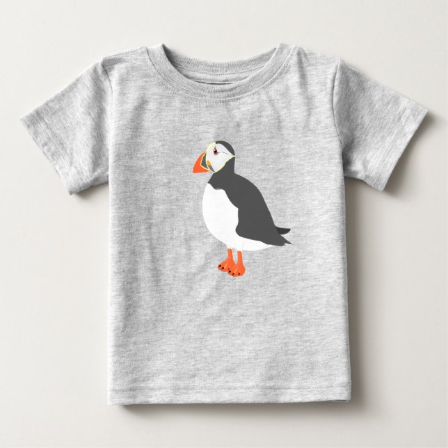 Puffins Baby Tshirt (Front)