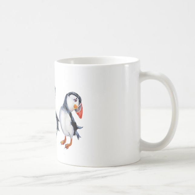 Puffins Coffee Mug (Right)