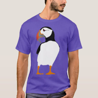 Puffins in green T-Shirt