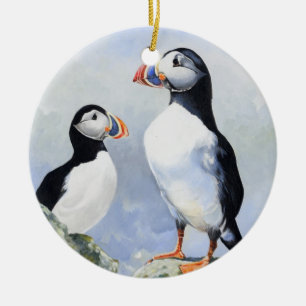 Puffins Ornament