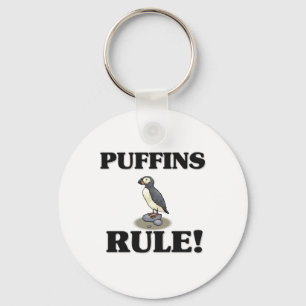 PUFFINS Rule! Key Ring