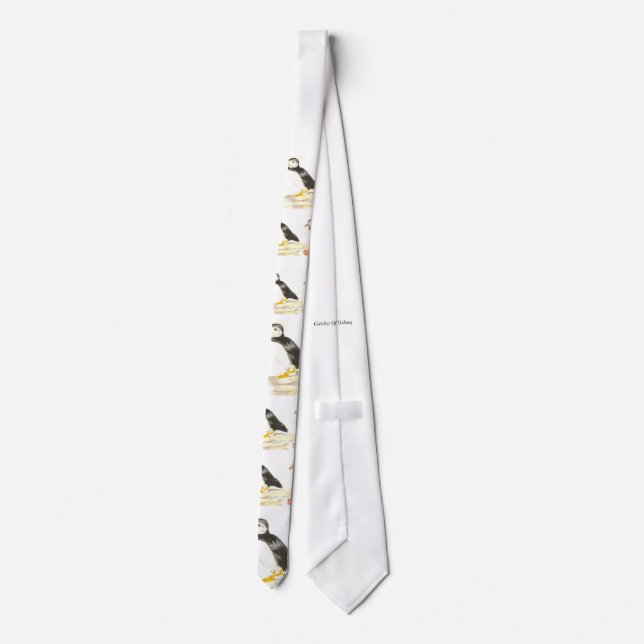 Puffins Tie (Back)