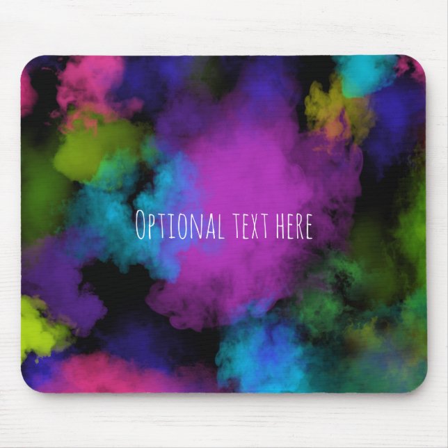 Puffs of Colour Makeup Beauty Chic Glamourous Mouse Pad (Front)