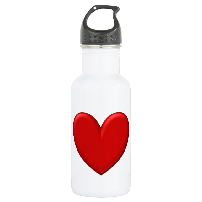 Puffy Heart 532 Ml Water Bottle (Front)