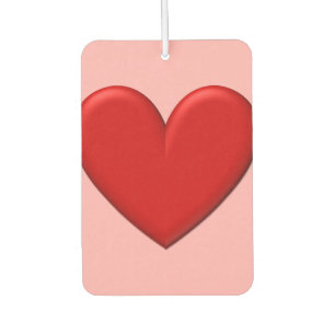 Puffy Heart Car Air Freshener