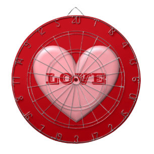 Puffy Heart Dartboard