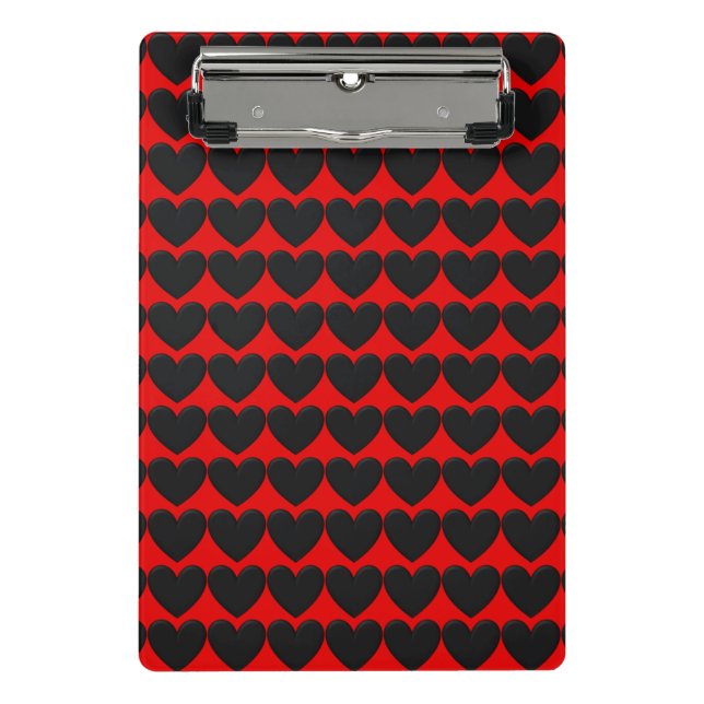Puffy Heart Mini Clipboard (Front)