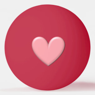 Puffy Heart Ping Pong Ball