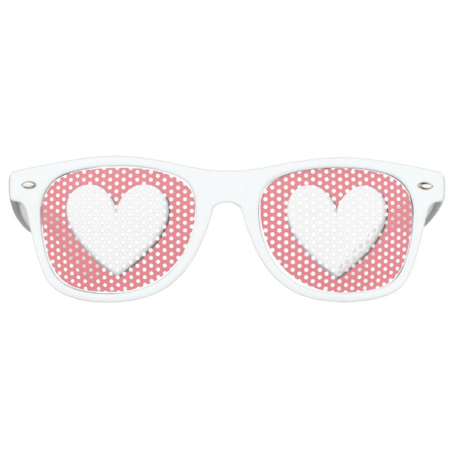 Puffy Heart Retro Sunglasses (Front)
