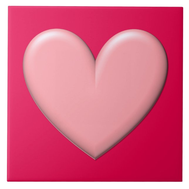 Puffy Heart Tile (Front)
