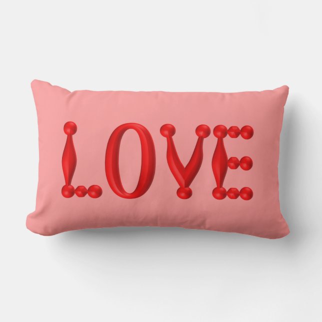 Puffy LOVE Lumbar Cushion (Front)