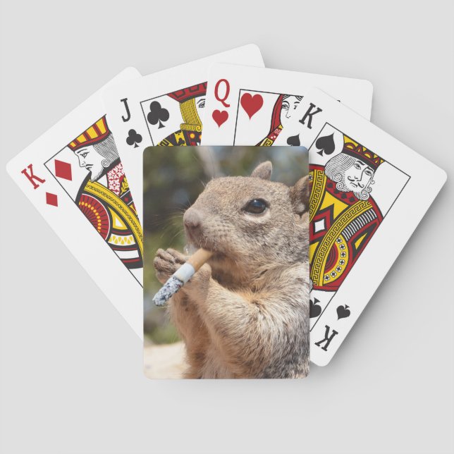 Puffy the Squirrel Playing Cards (Back)