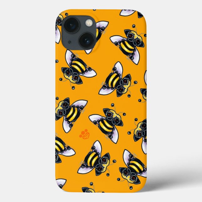 Pug-a-Bee Case-Mate iPhone Case (Back)