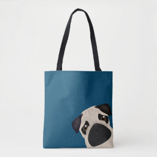 Pug Allover Tote Bag