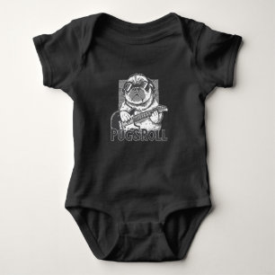PUG AND ROLL BABY BODYSUIT