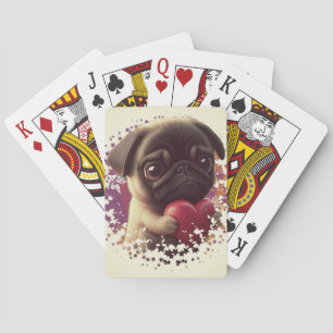 Pug, Animal,nature Playing Cards