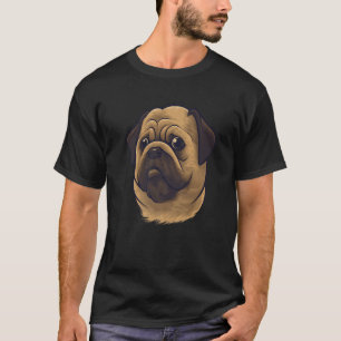 Pug Apparel For Dog Mum Dad Gift Idea Funny Cute P T-Shirt