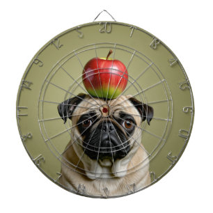 Pug Apple Dartboard