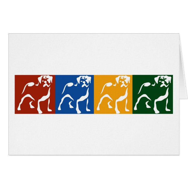 Pug Art Card (Front Horizontal)
