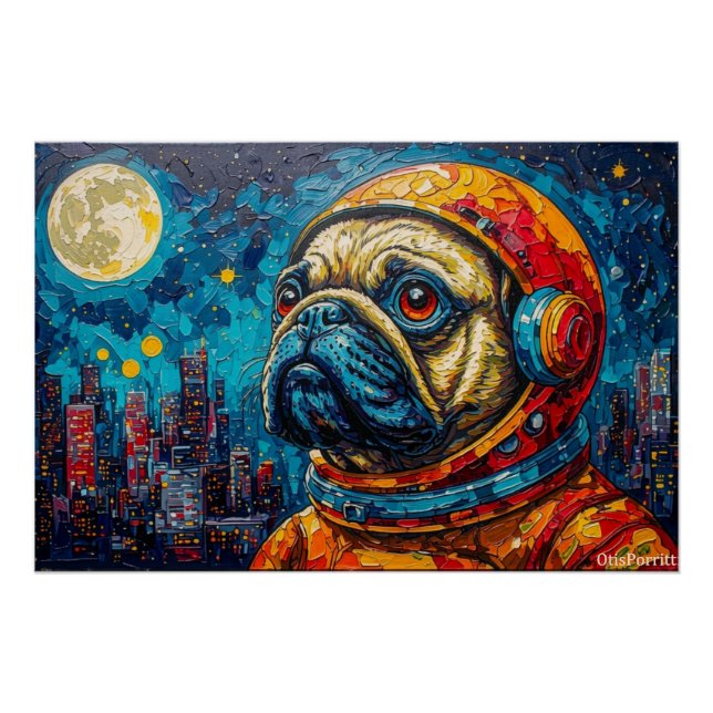 PUG ASTRONAUT-COMING HOME 6 POSTER (Front)