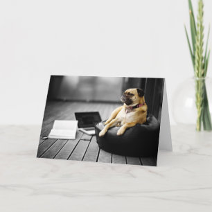 Pug at Rest Card