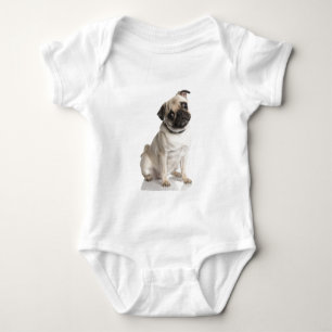Pug Baby Bodysuit