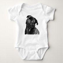 Pug | Baby bodysuit or one-piece