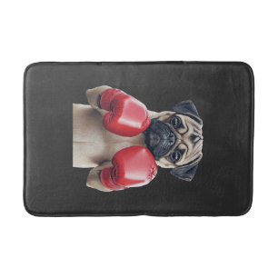 Pug bath mat