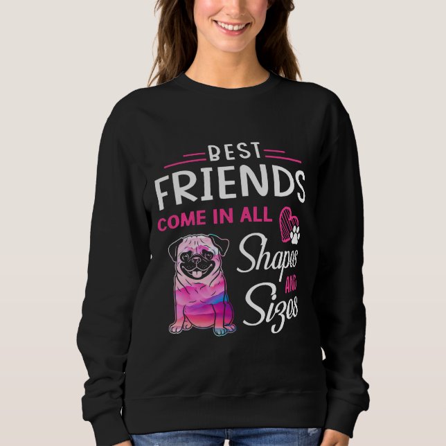 Pug Best friends Essential T-Shirt 1006 Sweatshirt (Front)