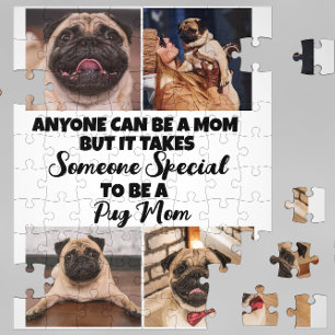 Pug...Best Mum Mother's Day customised Jigsaw Puzz Puzzle