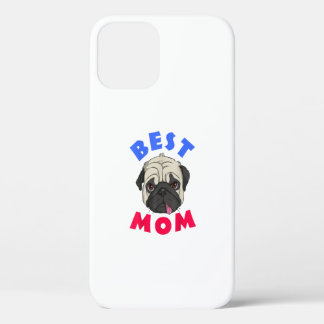 Pug Best Mum Mothers Day Mum Gift iPhone 12 Case