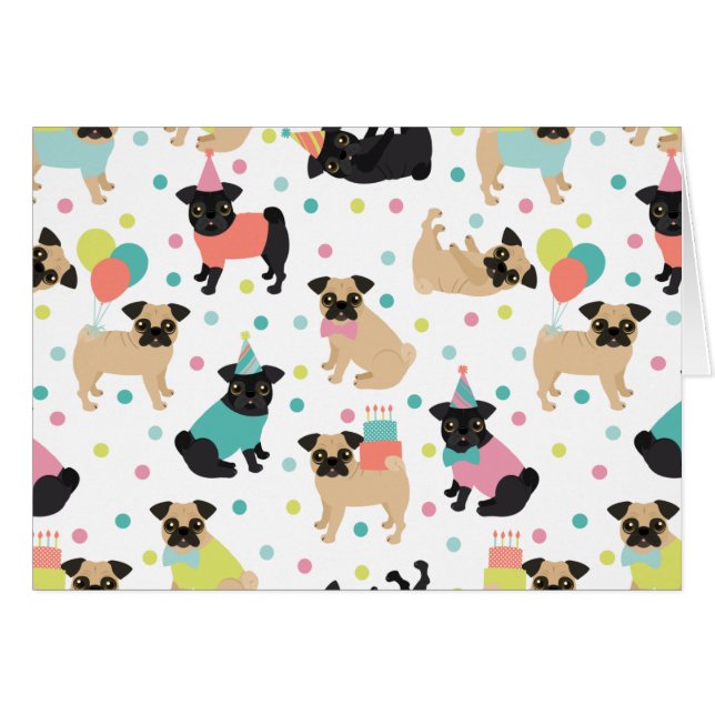 Pug Birthday (Front Horizontal)