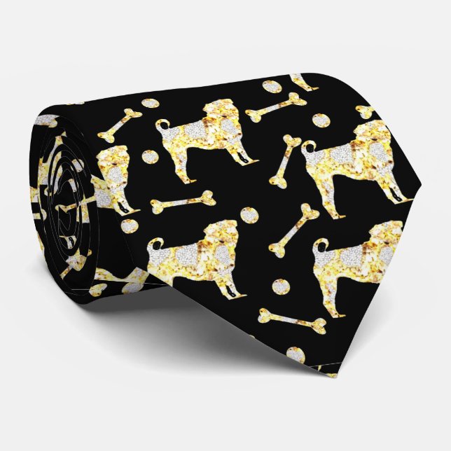 PUG BLING TIE (Rolled)