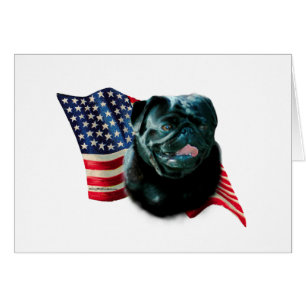 Pug (blk) Flag