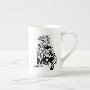 Pug Bone China Mug