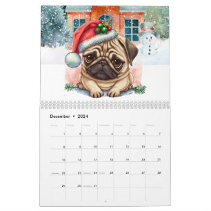 Pug calendar