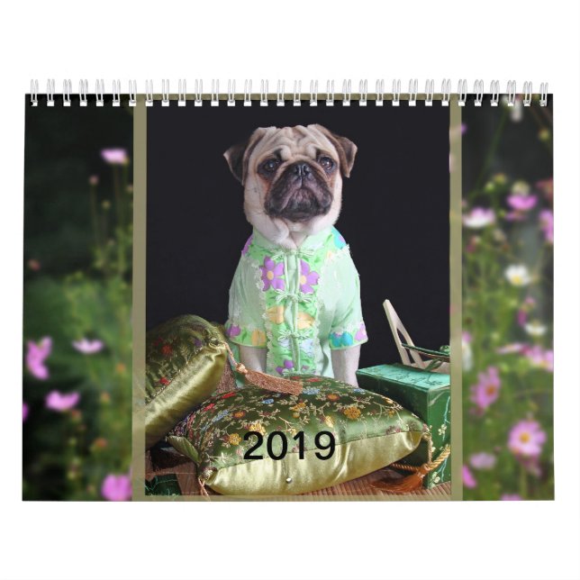 Pug Calendar 2019 (Cover)