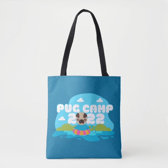 Pug Camp 2022 Tote Bag (Front)