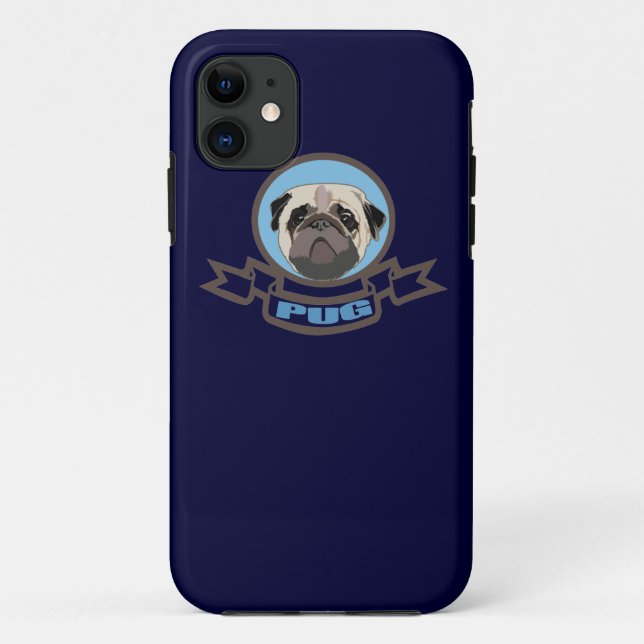 pug Case-Mate iPhone case (Back)